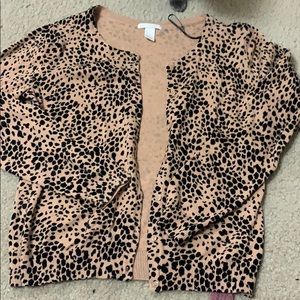 🔮NWOT! Leopard print cardigan